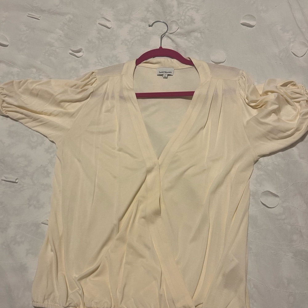 Heartloom Cream Puff Sleeve Blouse
